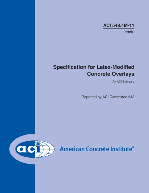 ACI 548.4M-11 pdf