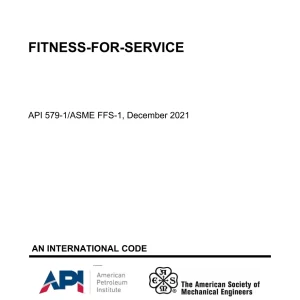 API RP 579-1 / ASME FFS-1 pdf