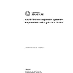 AS ISO 37001:2019 pdf