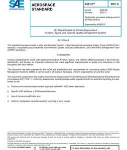 SAE AS9101G standard pdf