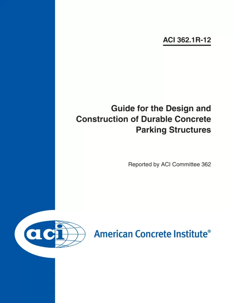 ACI 362.1R-12 pdf