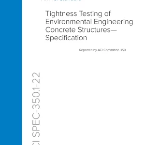 ACI SPEC-350.1-22 (SI Units) pdf