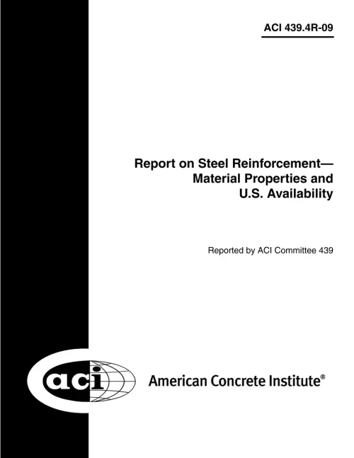 ACI 439.4R-09 (R2017) pdf