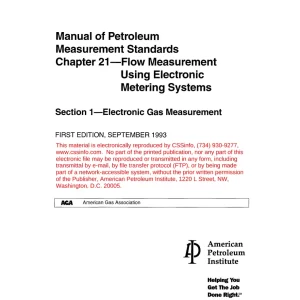 API MPMS Chapter 21.1 pdf