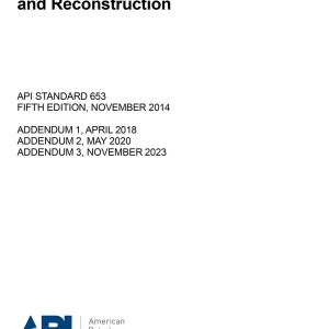 API standard 653 fifth edition pdf