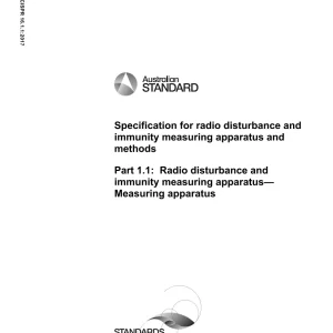 AS CISPR 16.1.1:2017 pdf