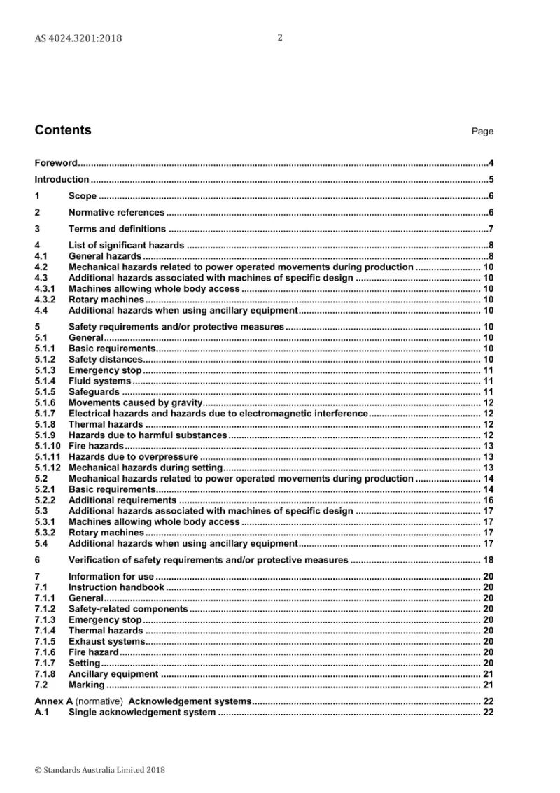 AS 4024.3201:2018 pdf