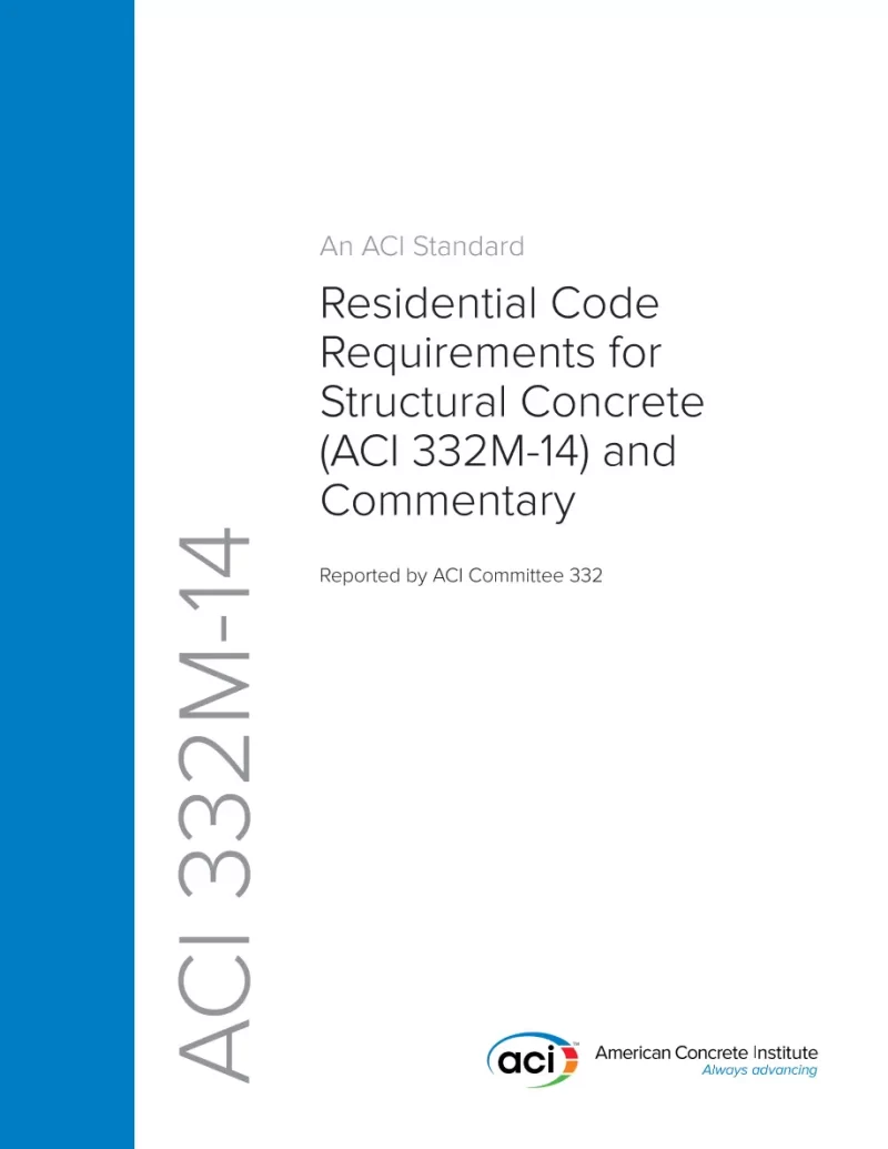 ACI 332M-14 pdf