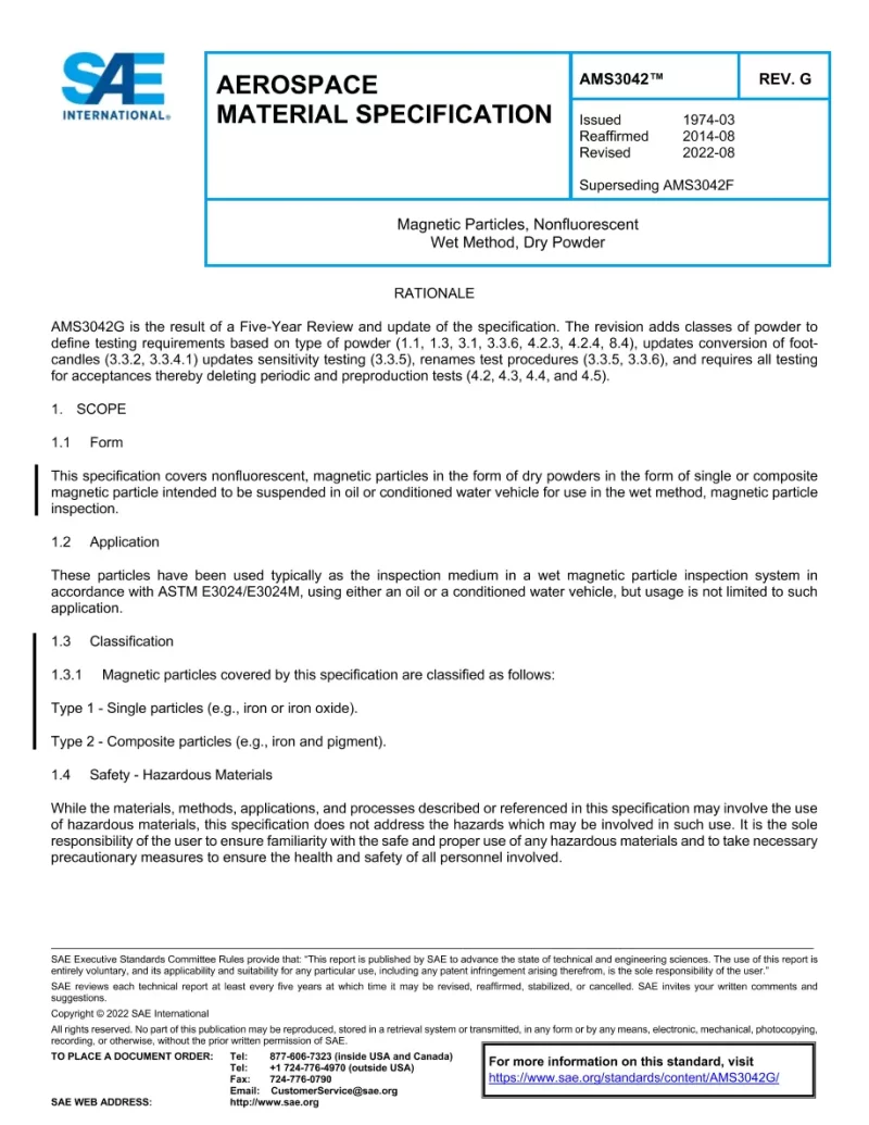 SAE AMS3042G pdf