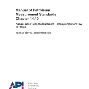 API MPMS Chapter 14.10 Second Edition pdf