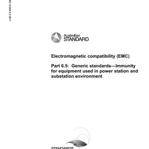 AS IEC 61000.6.5:2017 pdf