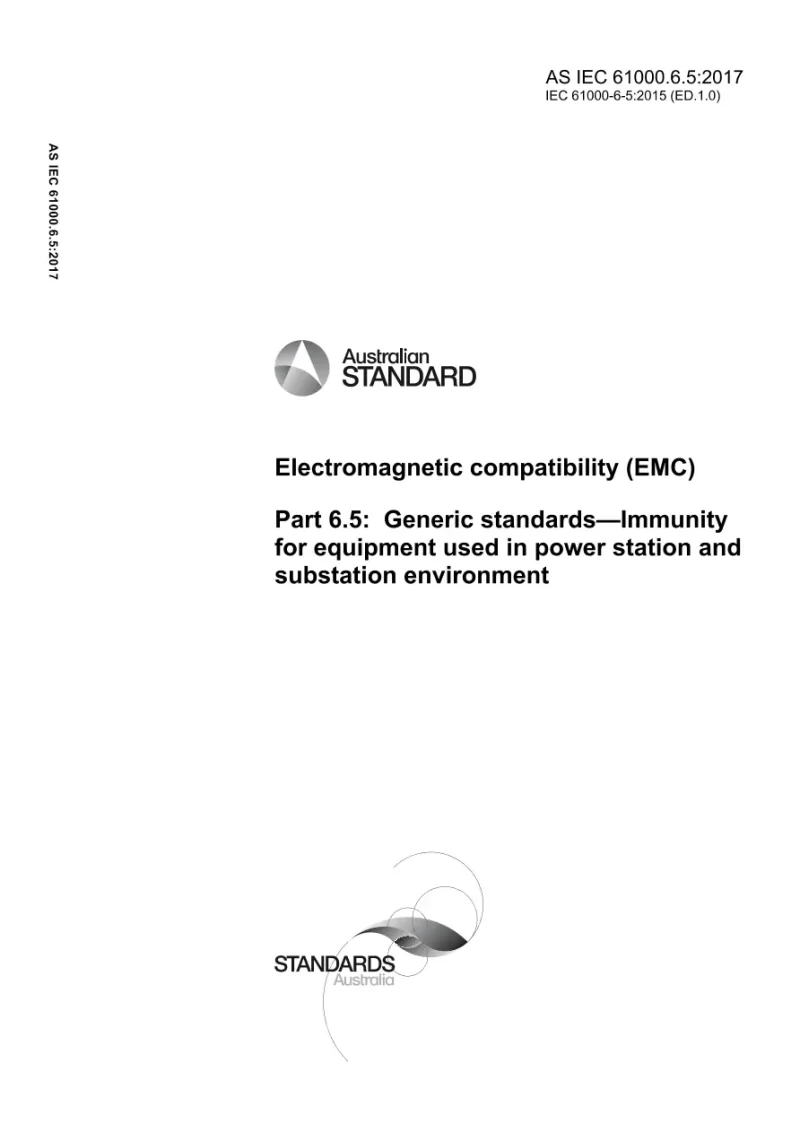 AS IEC 61000.6.5:2017 pdf