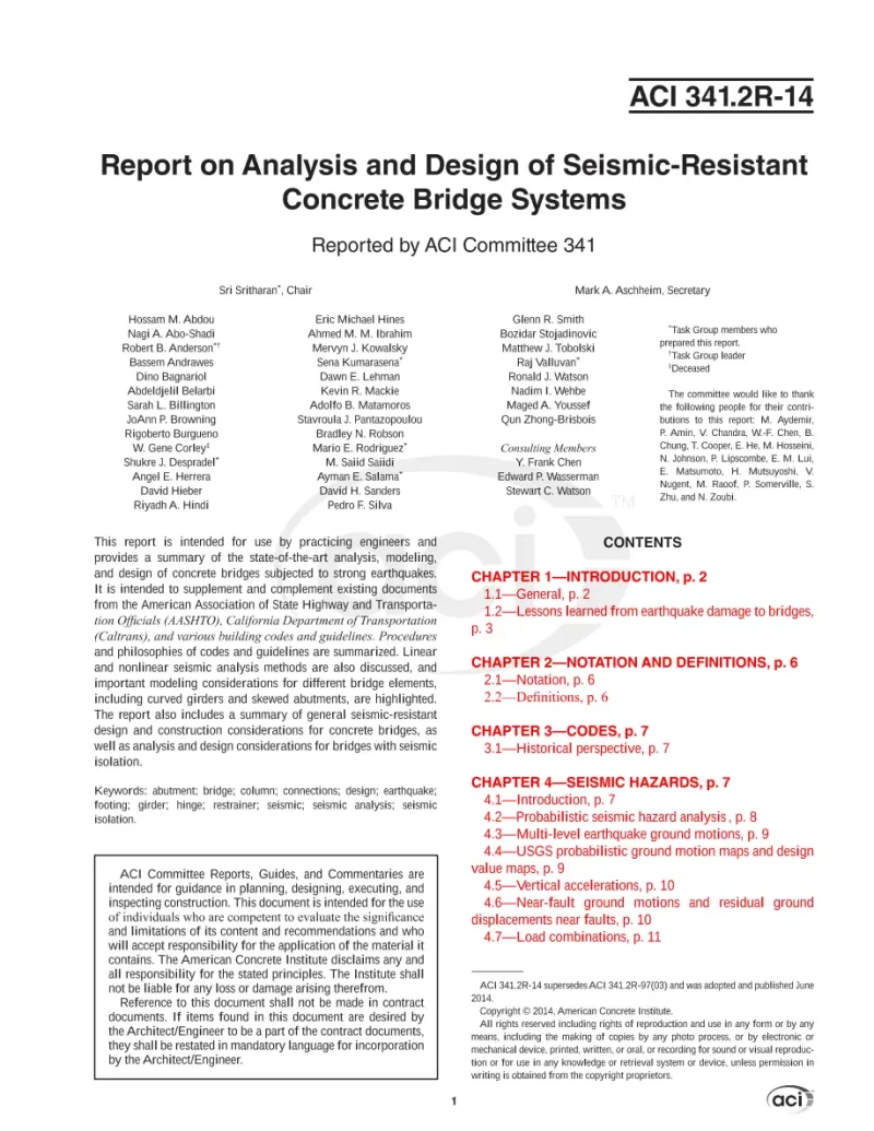 ACI 341.2R-14 pdf