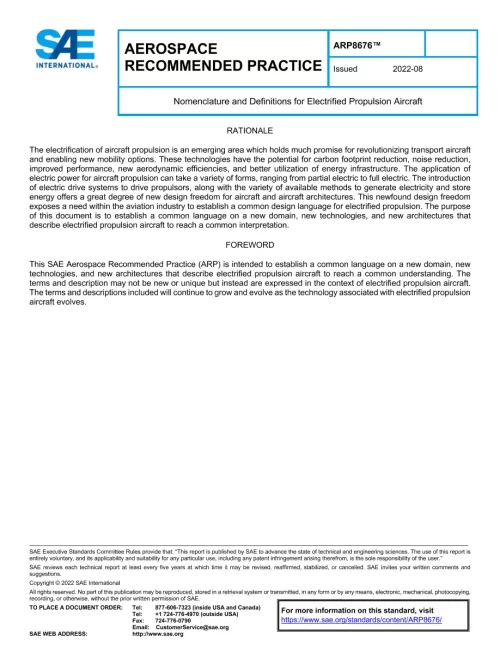 SAE ARP8676 pdf