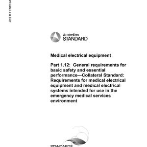 AS IEC 60601.1.12:2017 pdf