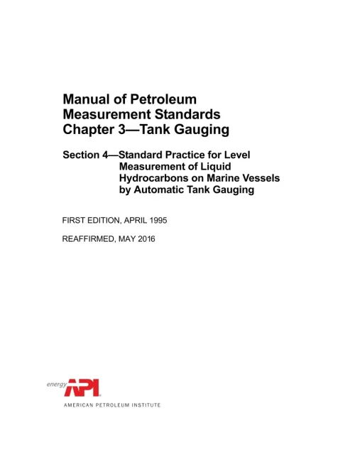 API MPMS Chapter 3.4 (R2021) pdf