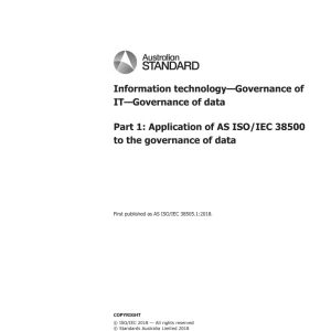 AS ISO/IEC 38505.1:2018 pdf