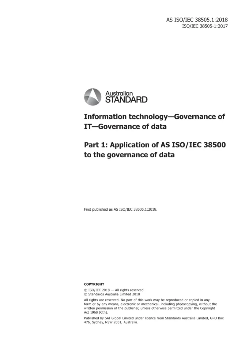 AS ISO/IEC 38505.1:2018 pdf