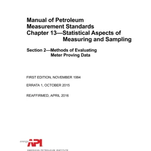 API MPMS Chapter 13.2 (R2016) pdf