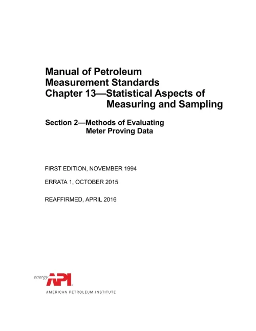 API MPMS Chapter 13.2 (R2016) pdf