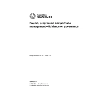 AS ISO 21505:2018 pdf