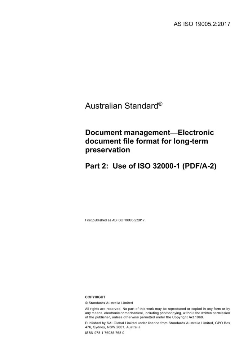 AS ISO 19005.2:2017 pdf