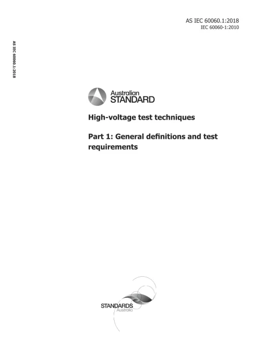 AS IEC 60060.1:2018 pdf