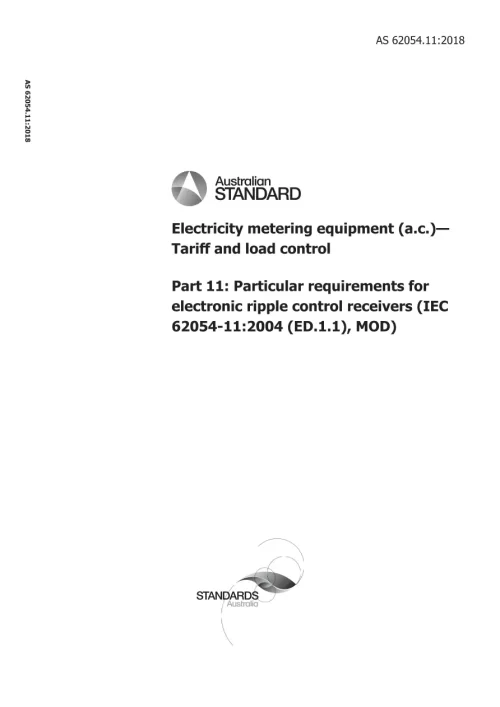 AS 62054.11:2018 pdf