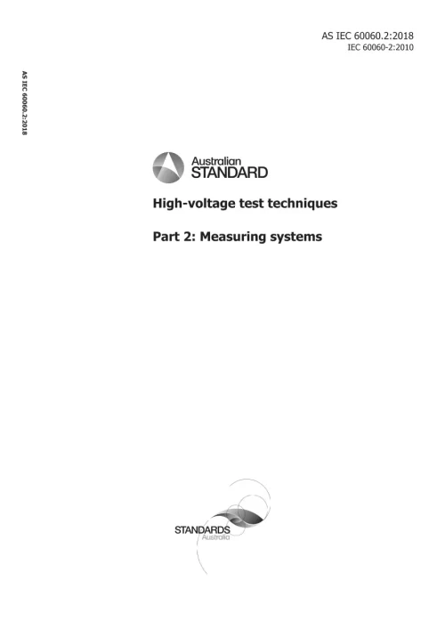 AS IEC 60060.2:2018 pdf