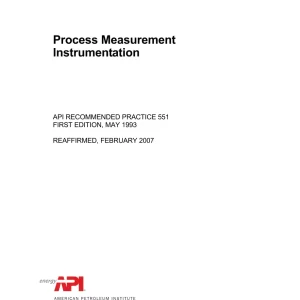 API RP 551 (R2007) pdf