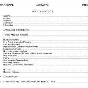 SAE AS9102 Revision C pdf