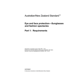 AS/NZS 1067.1:2016 pdf