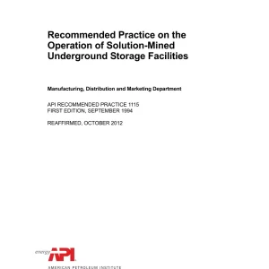 API RP 1115 (R2012) pdf