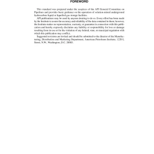 API RP 1115 (R2012) pdf