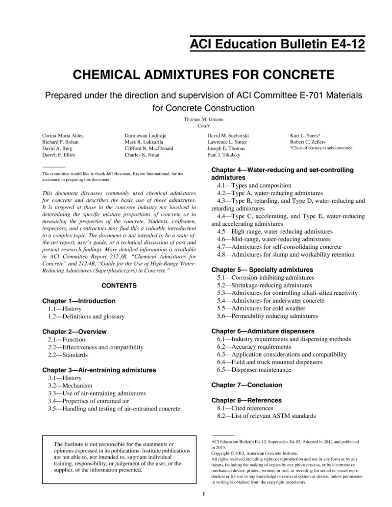 ACI E4-12 pdf