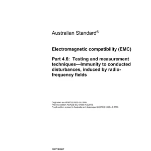 AS IEC 61000.4.6:2017 pdf