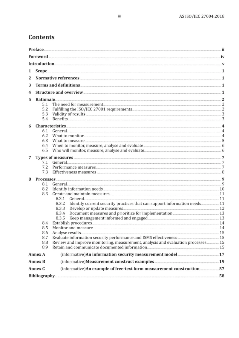 AS ISO/IEC 27004:2018 pdf