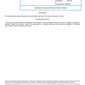 SAE ARP9536A pdf