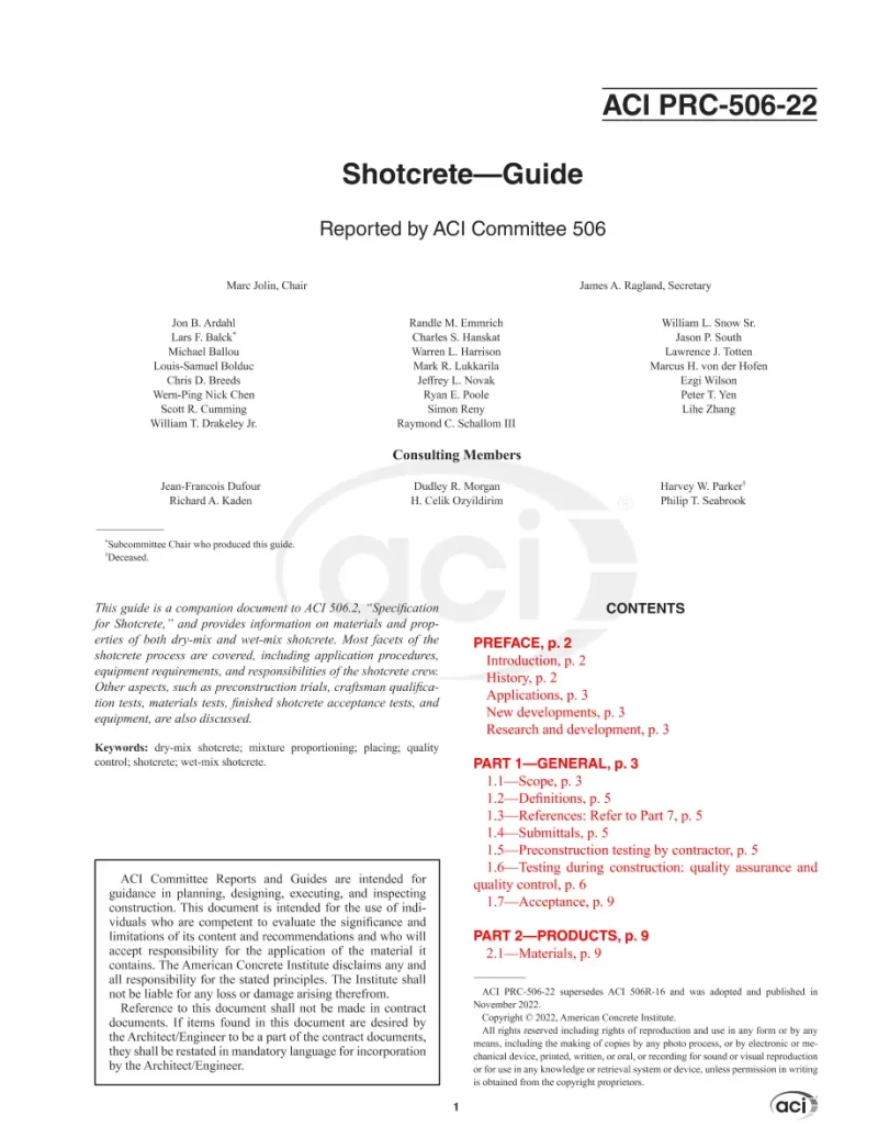 ACI PRC-506-22 pdf