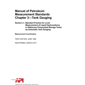 API MPMS Chapter 3.3 (R2022) pdf