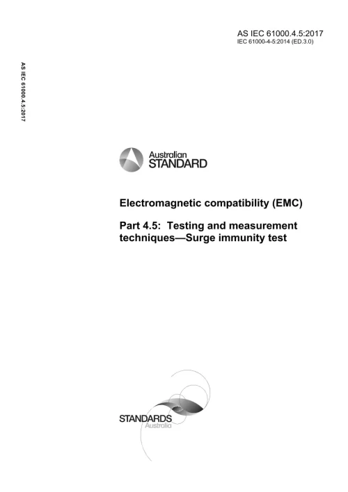 AS IEC 61000.4.5:2017 pdf