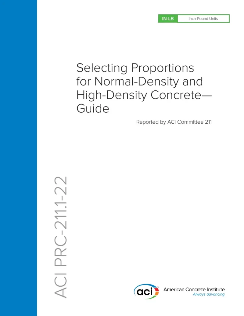 ACI PRC-211.1-22 pdf