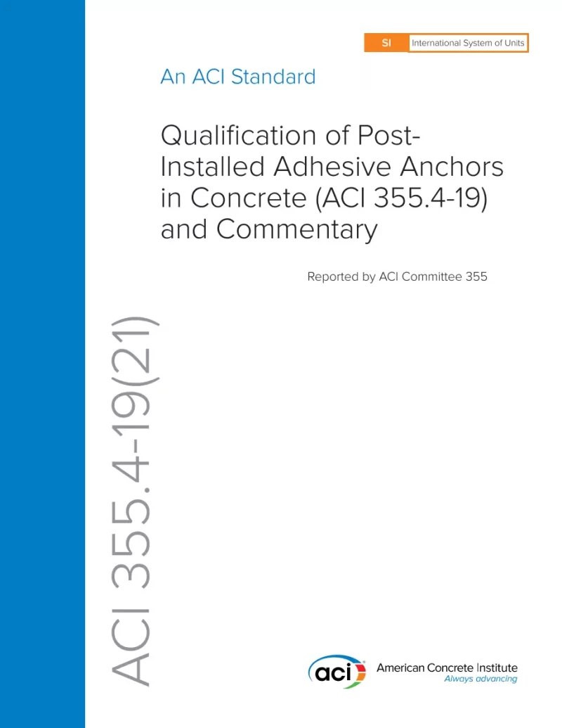 ACI 355.4M-19 (R2021) pdf