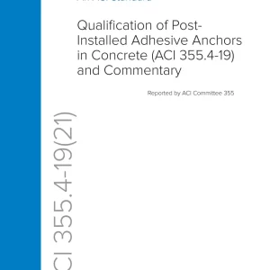 ACI 355.4M-19 (R2021) pdf