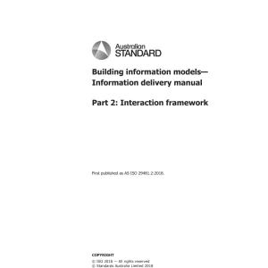 AS ISO 29481.2:2018 pdf