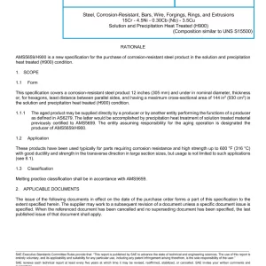 SAE AMS5659/H900 pdf