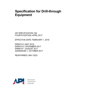 API Spec 16A (R2023) pdf