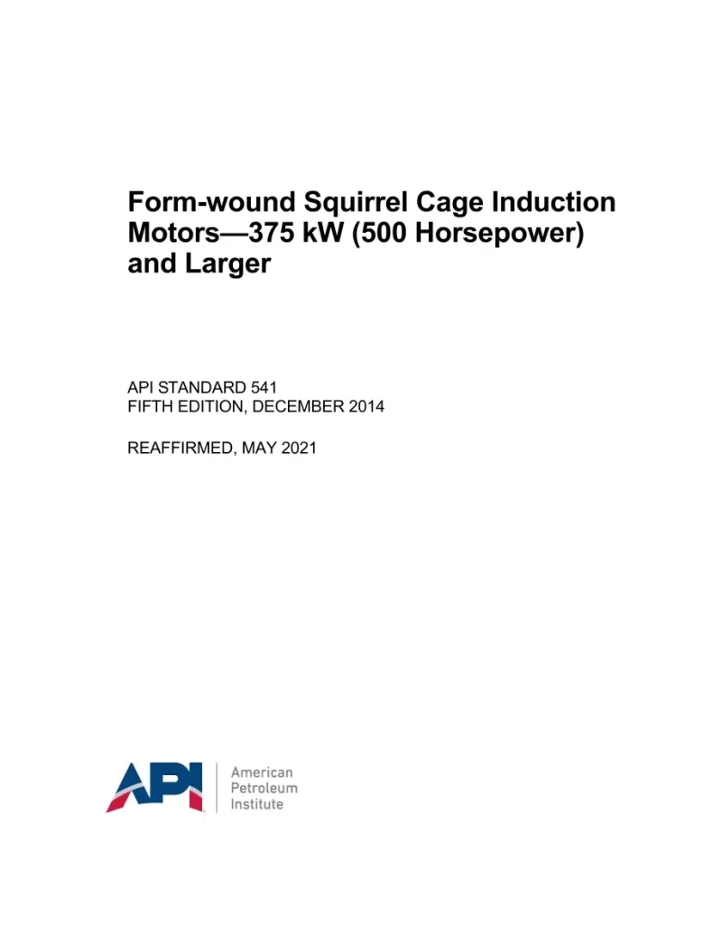 API Std 541 (R2021) pdf