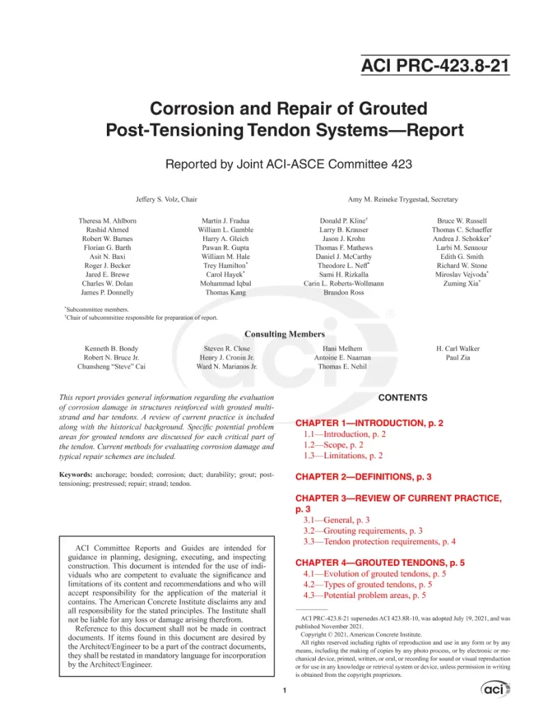 ACI PRC-423.8-21 pdf