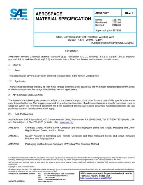 SAE AMS5780F pdf